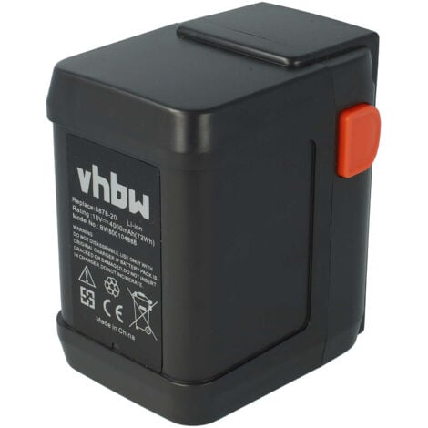 Vhbw Batterie Li Ion Mah V Taille Bordures Compatible Avec