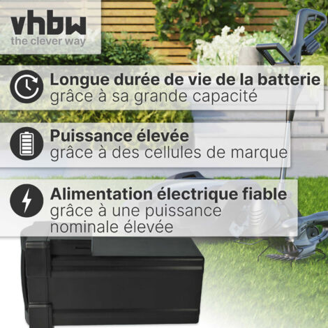 Vhbw Batterie Compatible Avec Wolf Garten Power Robot Tondeuse