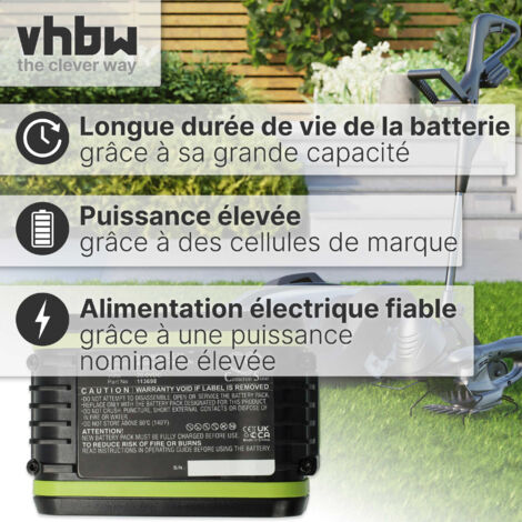 Vhbw Batterie Remplacement Pour Worx WA3553 WA3604 Pour Robot Tondeuse