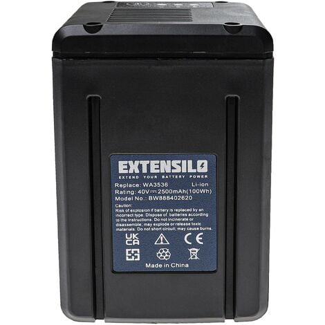 Extensilo Batterie Compatible Avec Worx Wg Wg E Wg Wg