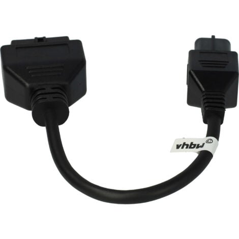 Vhbw Adaptateur OBD2 6 Pin Vers OBD2 16Pin Compatible Avec Husqvarna