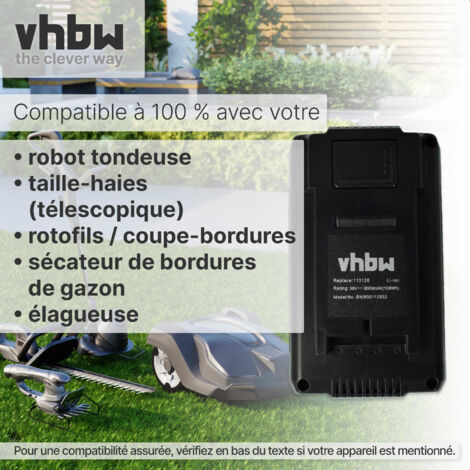 Vhbw Batterie Compatible Avec AL KO Easy Flex WR 2000 DAB Site Radio