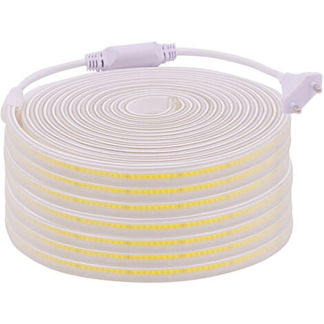 Ruban LED COB 220V Blanc froid de 50 mètres IP67