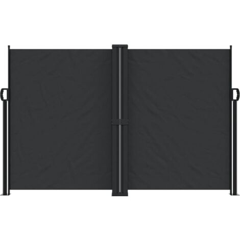 Toldo Lateral Retr Ctil Negro X Cm