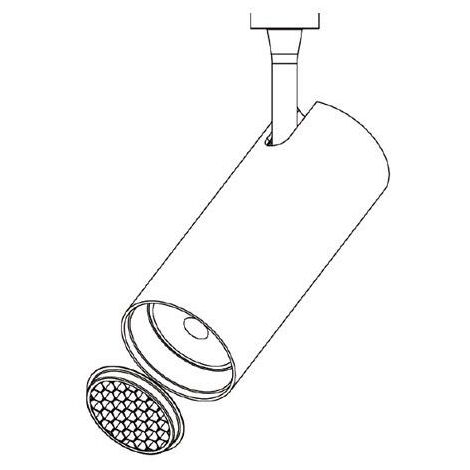 Foco Carril Trif Sico W Prolux Rail Chip Led Cree Driver Tridonic