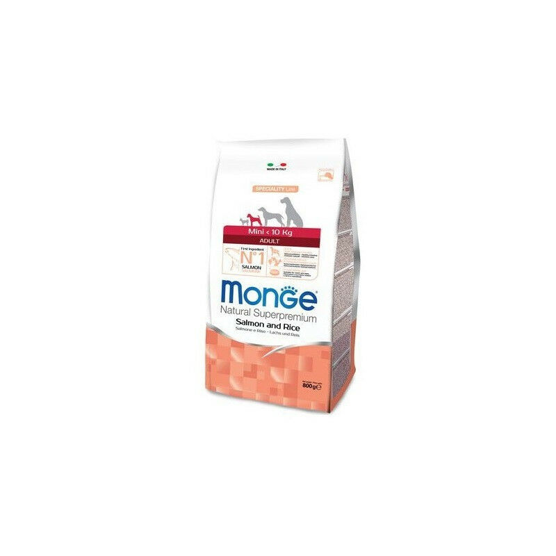 Monge Natural Superpremium Per Cane Adult Mini Con Salmone E Riso Da Gr