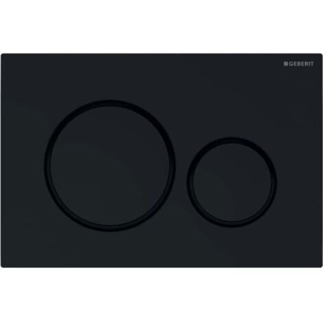 Geberit Sigma Plaque De D Clenchement Double Touche Noir Brillant