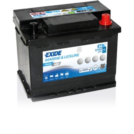 Batterie Exide Agm Marine Loisirs L V Ah A X X D Ep