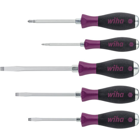 Wiha Jeu De Tournevis MicroFinish Fente Pozidriv Avec Lame Six Pans