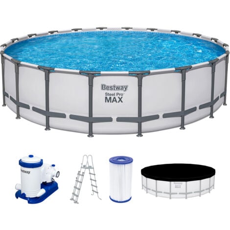 Steel Pro Max Frame Pool Komplett Set Mit Filterpumpe X Cm