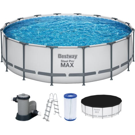 Steel Pro Max Frame Pool Komplett Set Mit Filterpumpe X Cm