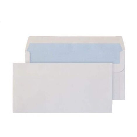 Purely Everyday Blake Wallet Envelope DL Self Seal Plain 80gsm White