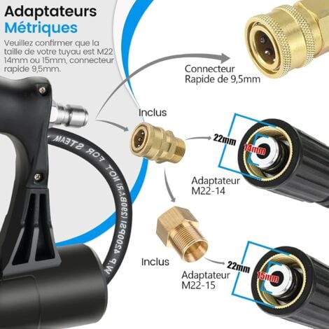 Costway Nettoyeur Haute Pression Cm Rallonge T Lescopique Kit De