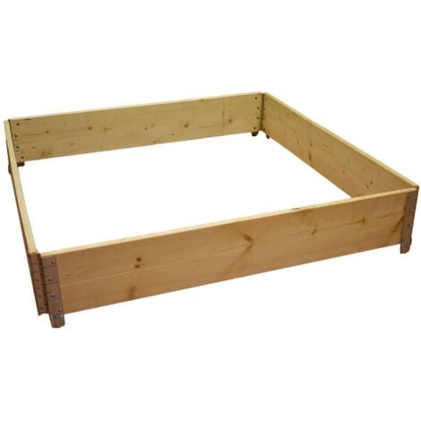 Carr Potager En Bois Naturel X Mm