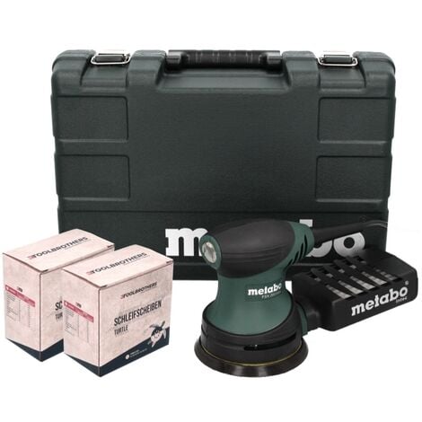 Metabo FSX 200 Intec Ponceuse Excentrique 125 Mm 240 W Coffret 2x