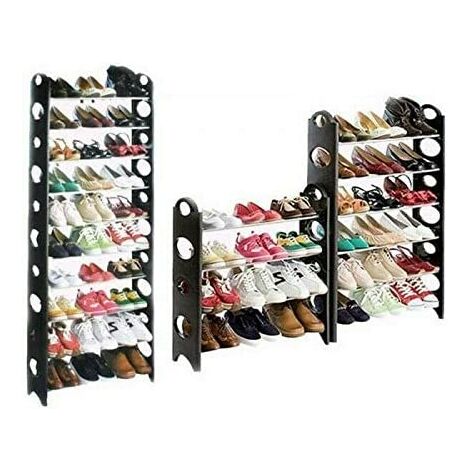 ZAPATERO ORGANIZADOR HASTA 50 PARES 10 BALDAS 142X90X20CM