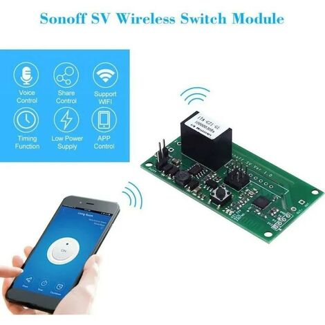 Sonoff Sv Interruptor Inal Mbrico Wifi Voltaje Seguro M Dulo Smart