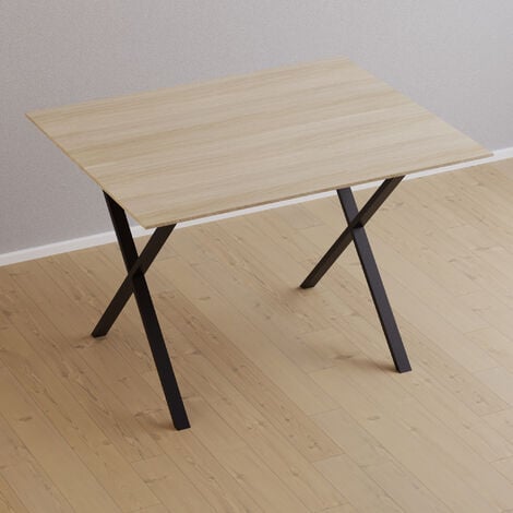 Set De Pieds De Table H Ng Forme X En Acier X Cm En Casa