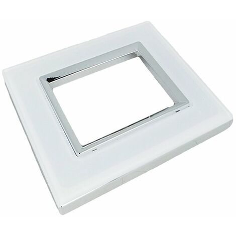 Sandasdon Placca Delux M Bianco Compatibile Con Vimar Arke