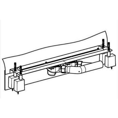 Geberit Uniflex Canaletta Per Scarico Doccia A Parete Lunghezza Cm
