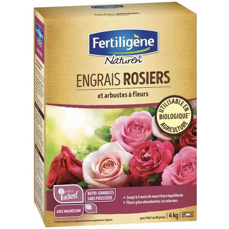 NATUREN Engrais Rosiers Et Arbustes A Fleurs 4 Kg