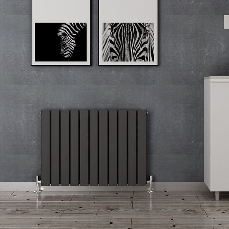 Elegant X Mm Anthracite Horizontal Radiator Modern Horizontal