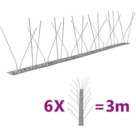 Set Dissuasori Per Uccelli E Piccioni Pz Acciaio M Vari Modelli
