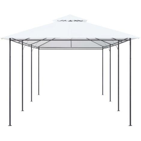 Gazebo 600x298x270 cm Bianco 180g m²