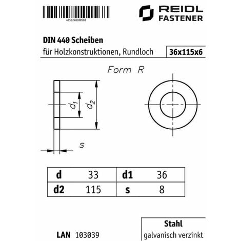 Din Scheiben X X F R Holzkonstruktionen Form R Rundloch