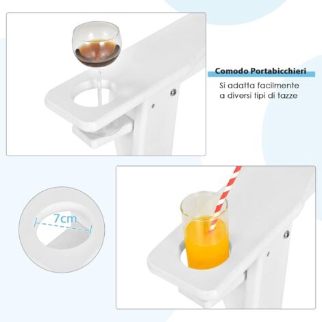 Costway Silla Adirondack Con Portavaso Silla Para Patio Resistente A