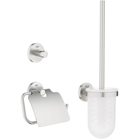 Grohe Essentials Set Daccessoires 3 En 1 Supersteel 40407DC1