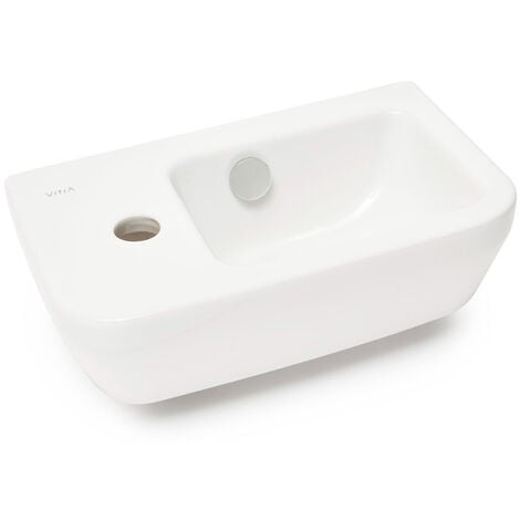 Vitra Intégra Lave mains 37x22 cm trou pour robinet à gauche blanc