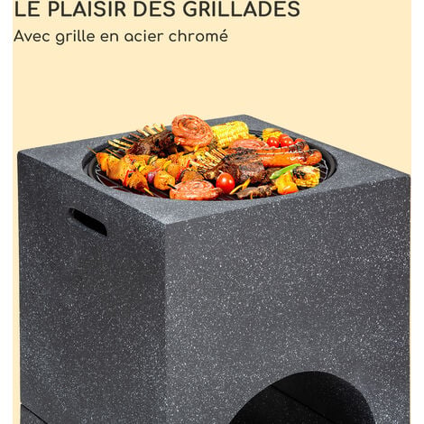 Bras Ro De Jardin Blumfeldt Monolith Foyer De Terrasse Barbecue