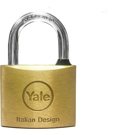 YALE Lucchetto Standard In Ottone Y1100025080X Larghezza Corpo 25 Mm