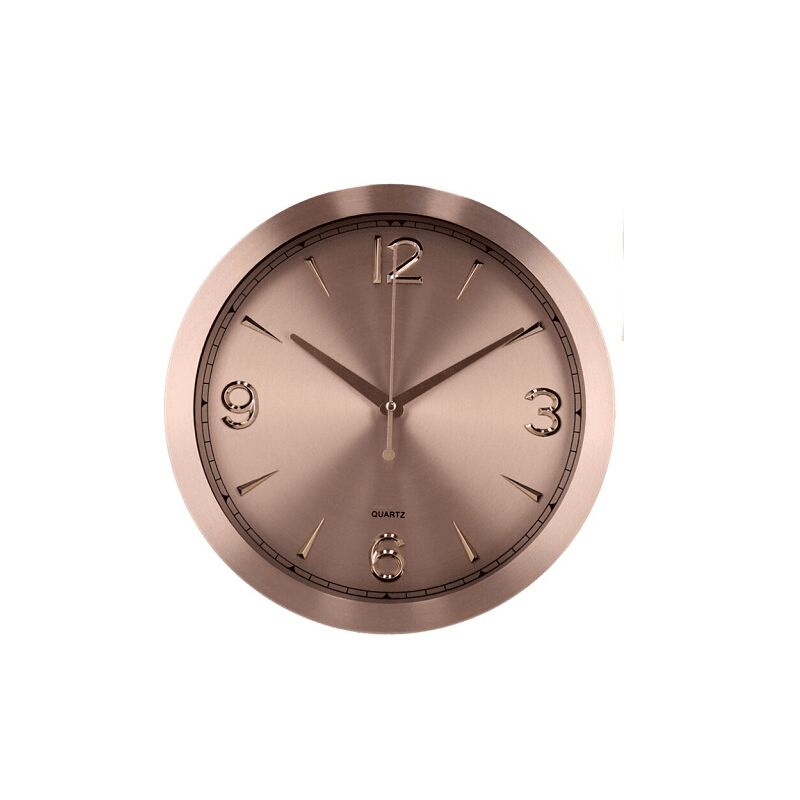 Reloj De Pared 30 Cm Cobre