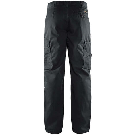 Pantalon De Travail Multipoches Blaklader Cargo Polycoton Noir