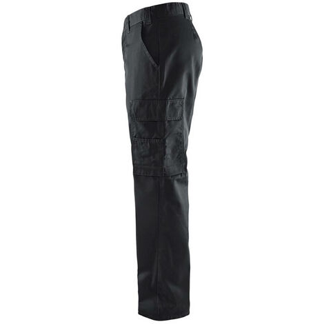 Pantalon De Travail Multipoches Blaklader Cargo Polycoton Noir