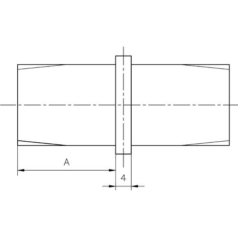 Croso Verbindungsmuffe F R Vierkantrohr Abmessung X X Mm