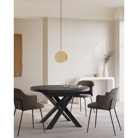 Kave Home Table Ronde Extensible Vashti Cm En Gr S C Rame