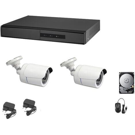 Kit Videosorveglianza Ahd Cloud Dvr Canali Telecamere Mpx Hd Tb