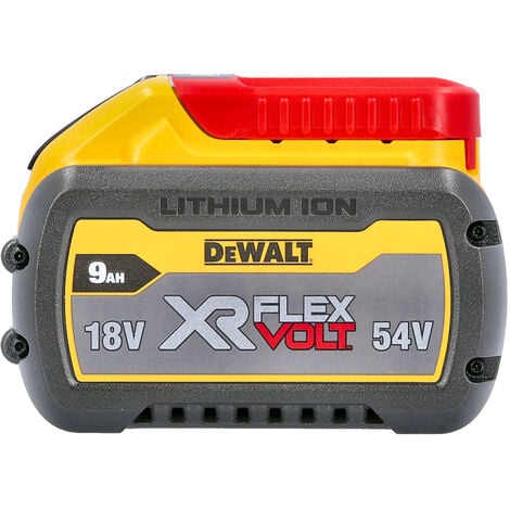 DeWalt DCB547 18V 54V Li Ion XR Flexvolt 9 0Ah Battery Twin Pack With