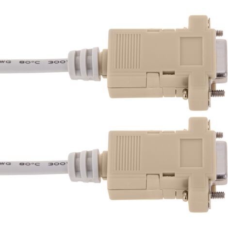 BeMatik Cable Serie Null Modem TPV 15m DB9 H H