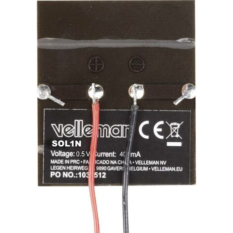 Velleman Sol N Module Solaire Polycristallin V D