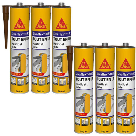 Set Of Sika Sikaflex Fc Purform Multi Purpose Adhesives Brown