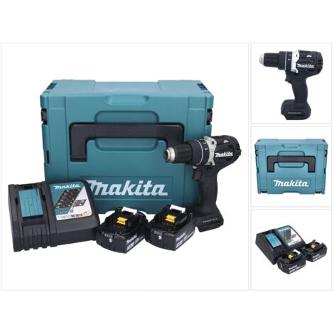 Taladro Percutor Sin Cable Makita Dhp Rfjb V Nm Negro Sin