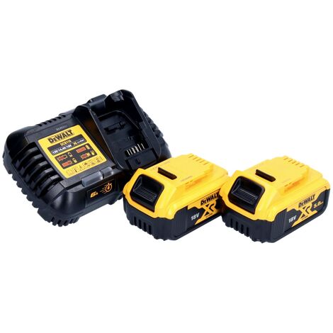 Kit de inicio inalámbrico 18 V DeWalt 2x batería DCB 184 5 0 Ah