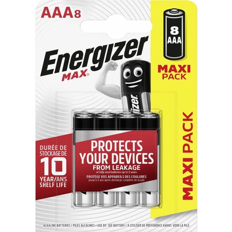 Energizer Max Alkaline Batterie Micro AAA 1 5 V 8er Pack Batterien