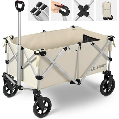 Sekey Chariot Pliable En Aluminium Avec Frein Chariot Pliable De