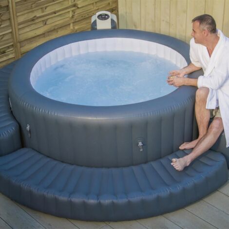 Bord Gonflable Lay Z Spa Pour Bain Remous Rond