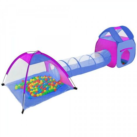 Tente De Jeu Pour Enfants Avec Tunnel Balles Sac De Transport